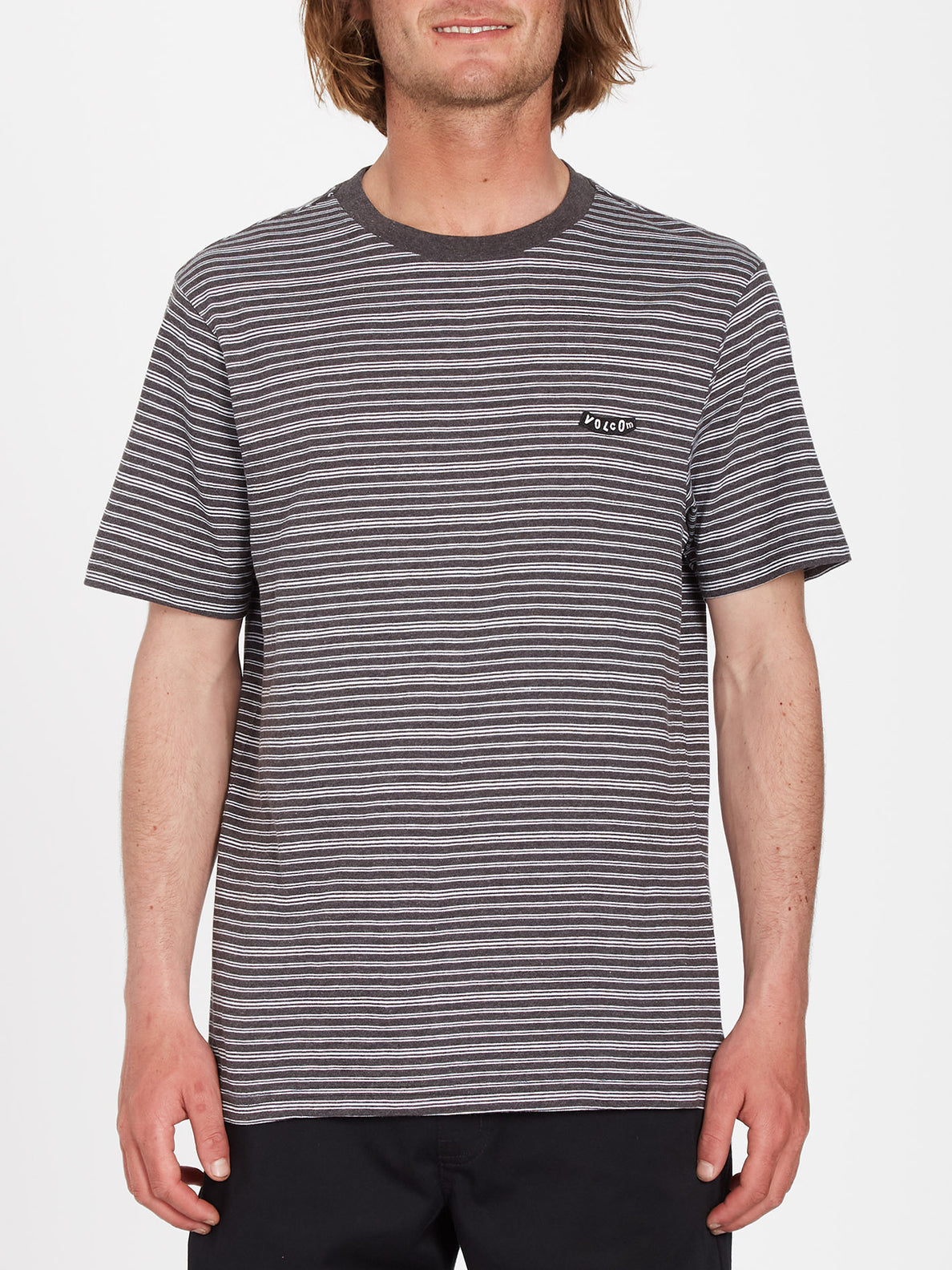 Static Stripe S/S T-Shirt Black